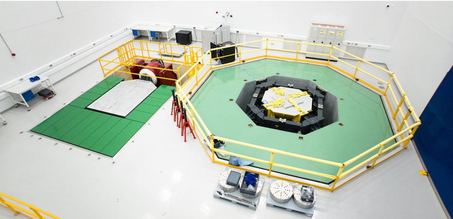 Satellite test hall at the National Satellite Test Facility
