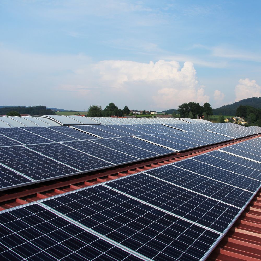Rooftop solar PV panels